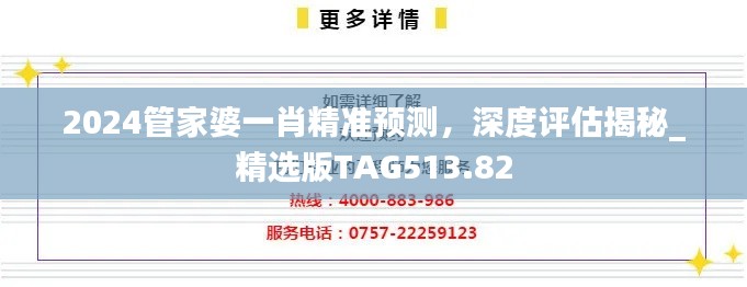 2024管家婆一肖精准预测,深度评估揭秘_精选版TAG513.82