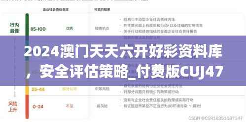 2024澳门天天六开好彩资料库,安全评估策略_付费版CUJ47.48