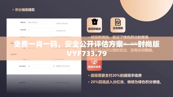 免费一肖一码,安全公开评估方案——时尚版VYF733.79