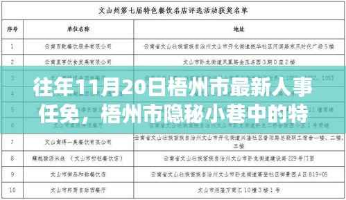 梧州市人事任免与隐秘小巷的特色小店,人事变迁背后的惊喜邂逅之旅