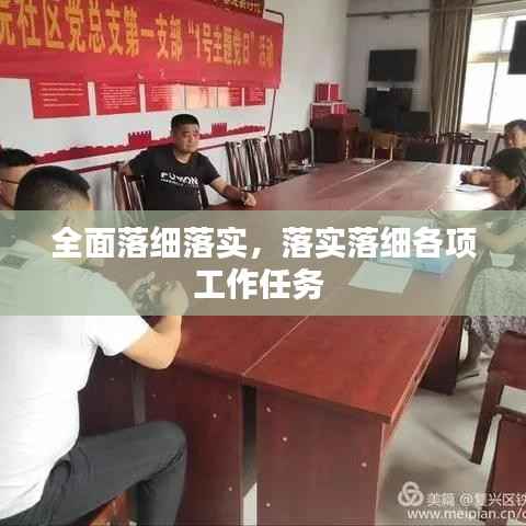 全面落细落实,落实落细各项工作任务